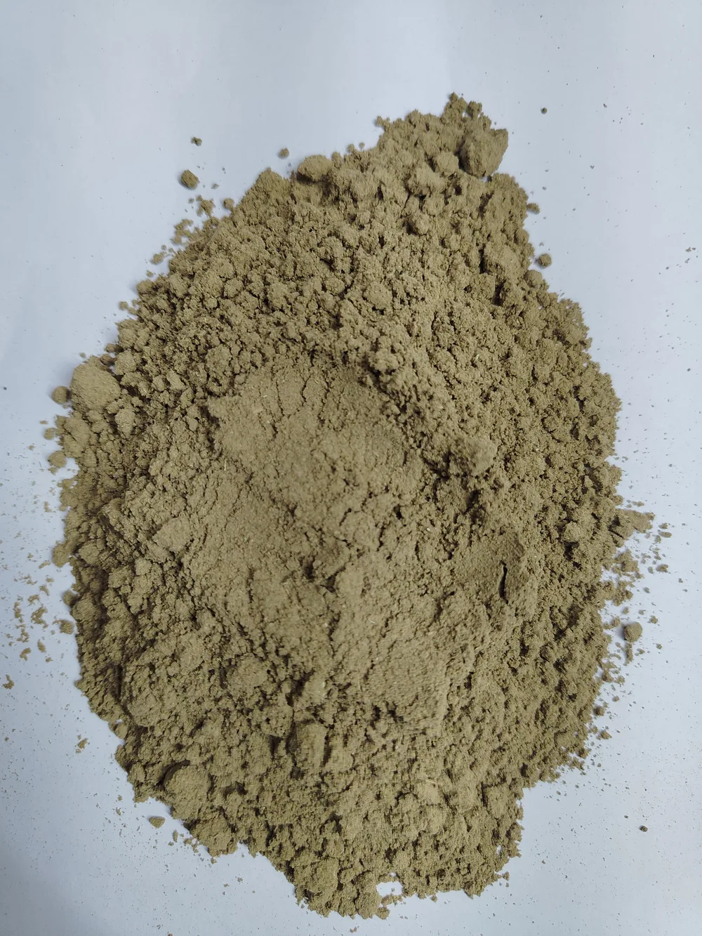 Unedited photo of raw herbal hair pack, exactly as sourced